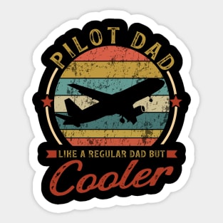 Pilot Dad Sticker